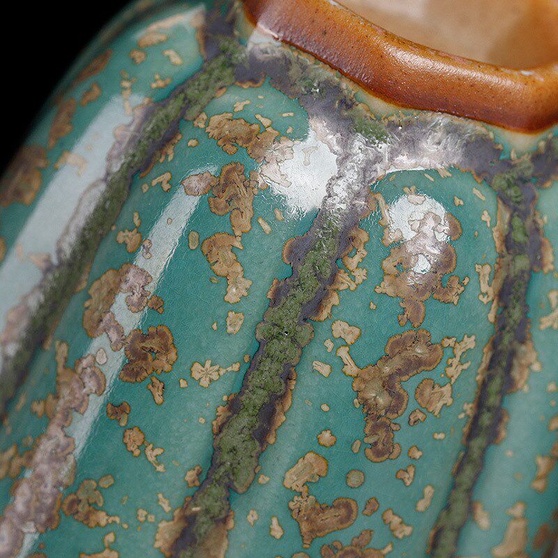 禹州钧窑冰裂杯窑变茶杯陶a瓷钧瓷主人杯陶瓷功夫茶喝茶道杯