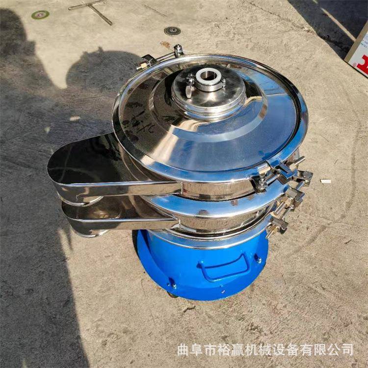 商用大型震动筛选机工业用黑芝麻旋震筛分机不锈钢玉米面震动筛
