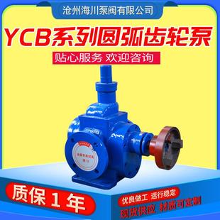 大流量增压自吸泵 电动YCB圆弧齿轮泵润滑机油铸铁输送泵化工卧式