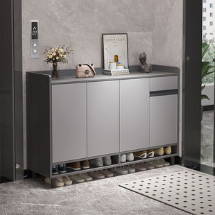 鞋柜家用门口室内新款换鞋凳一体玄关柜隔断柜爆款靠墙入户鞋架子