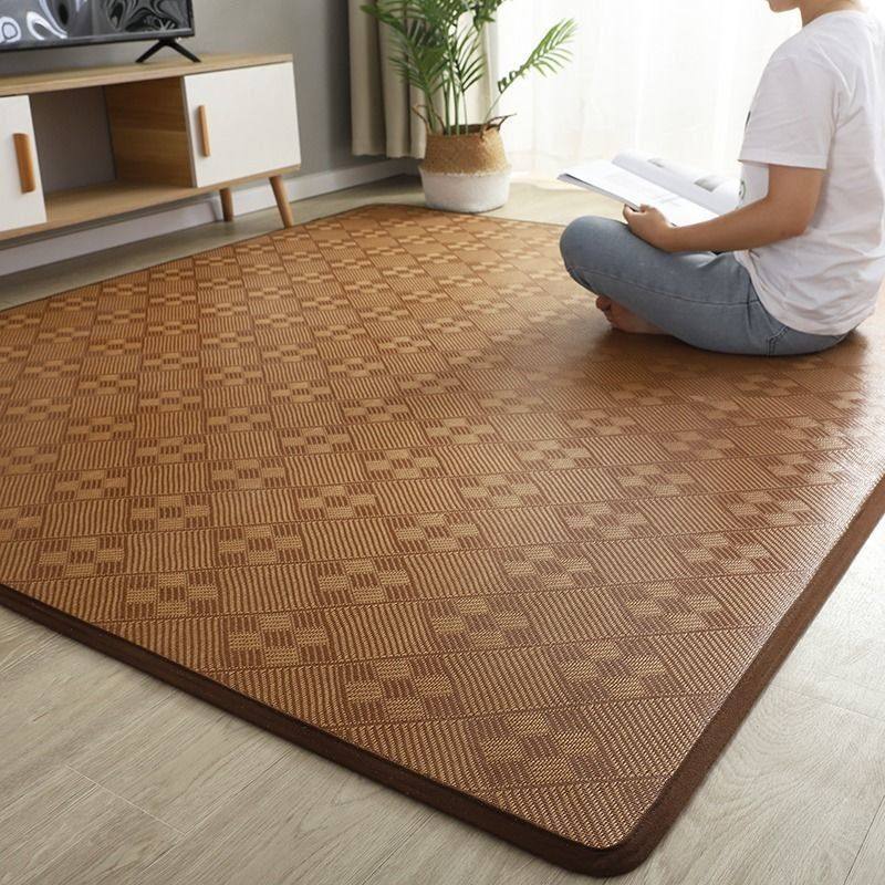 夏季藤编凉席地毯地垫客厅沙发茶几垫卧室床边毯榻榻米垫子打地铺,居家布艺,家用脚垫,淘宝优惠券,粉丝福利购,淘宝优惠卷