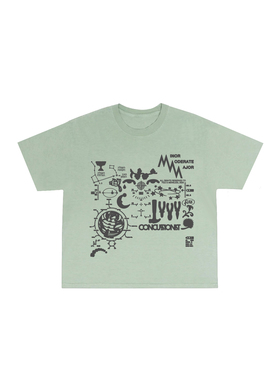 Fizz x PJ 联名「major concussion」脑震荡 Oversize Tee