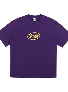 Fizz「如意」重磅中性纯棉水洗做旧TeeT恤短袖复古李行亮同款