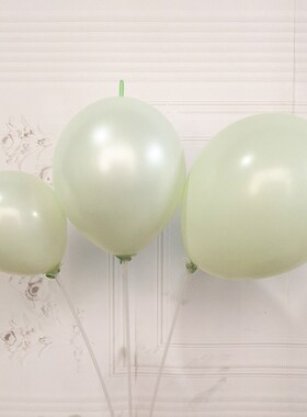 12寸马卡龙尾巴O牌国产气球无色差搭配流行色系单侧背景球红色