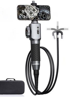 TD300S双向210度转向内窥镜 高清摄像头工业探头发动机维修防水