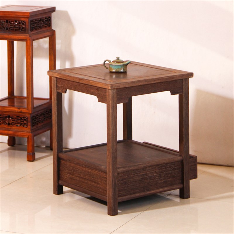 沙发小桌子c三件套客厅红木家具仿古电话几阳台床头柜小户型移动