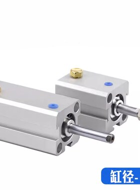 STAS20单作用气缸弹簧压出STA20-5 10X15 20 25 30SB+DMSG-2单动