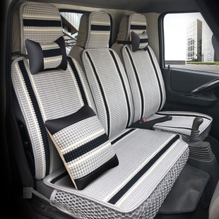 汽车座套福田图雅诺座椅套图雅诺通途EV四L季通用坐垫前排三座单
