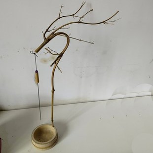 龙挂香倒流香竹架香插竹子实心竹原材料玉竹手工制作布景装饰材料