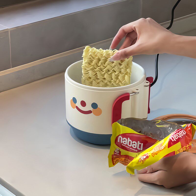 宿舍电煮锅小型一体锅多功能泡面锅蒸锅一人食迷你家用炒锅电火锅