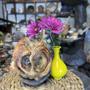 松明子客厅茶桌卧室中古风摆件