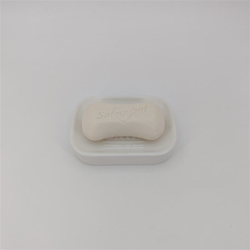 索尔信陶瓷轻奢肥皂盒免打孔洗衣香皂盒卫生间高级感肥皂架香皂盒