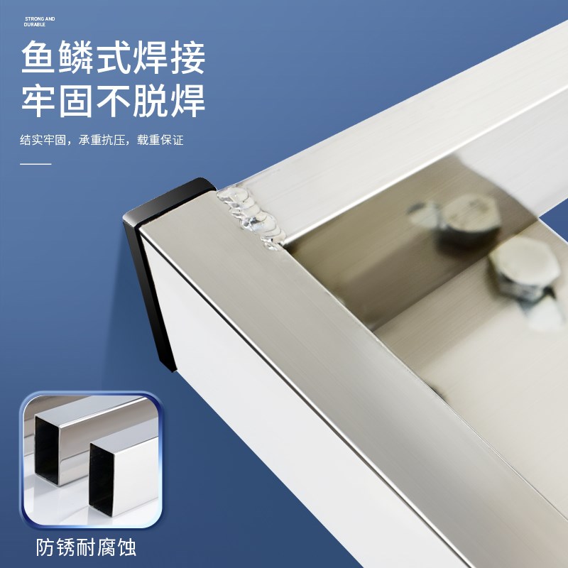 不锈钢轻音乌龟车周转箱车拉杆A平板手推车可折叠物流推料框车定