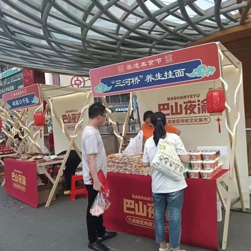 户外市集摊位摆摊小花车架装饰y折叠促销车夜集市木质可定制摊位