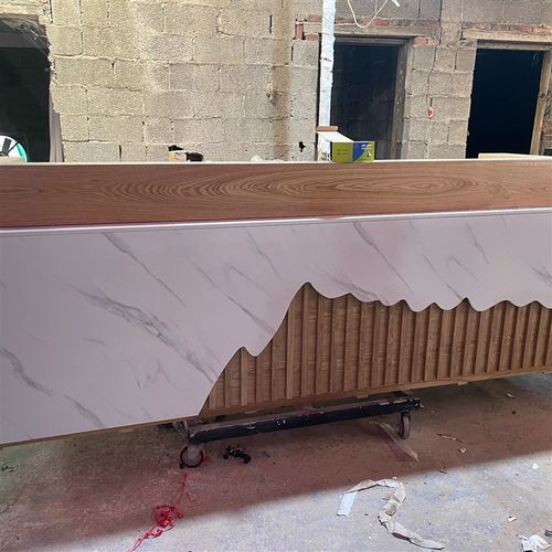 定制炼接商铺现代台球厅吧台收银台酒店餐厅健身房前台接待台