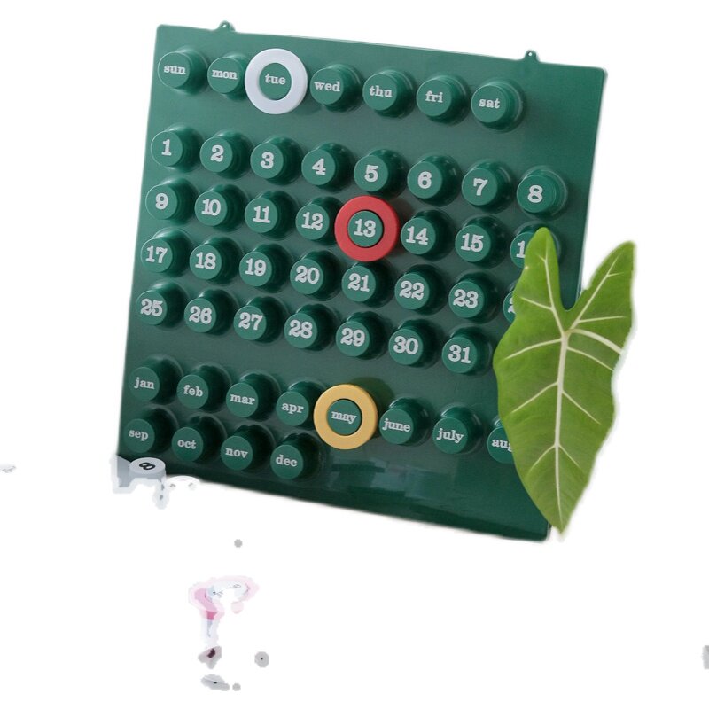 复刻中古万年历 ring a date 复古日历创意网红ins墙面装饰礼物