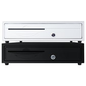 爱宝Z420钱箱子收银机一体机超市便利店收银台用抽屉式 箱通用 收款