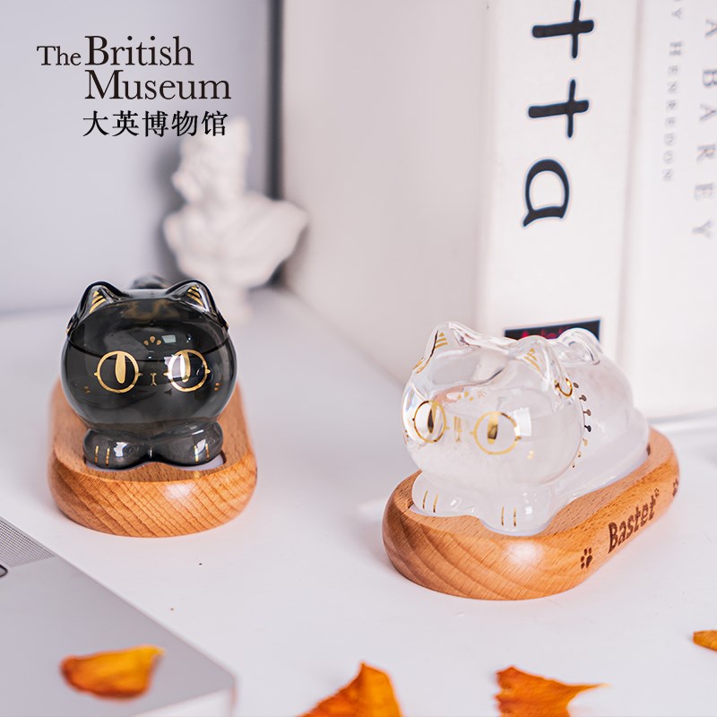 大英博物馆安德森猫和她的朋友们系列趴L趴猫风暴瓶摆件生日礼物