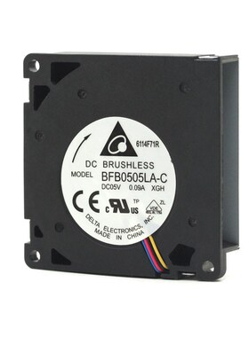 5厘米BFB0505LA-C 5V 0.09A 5010侧面涡轮鼓风机 5CM/厘米风扇