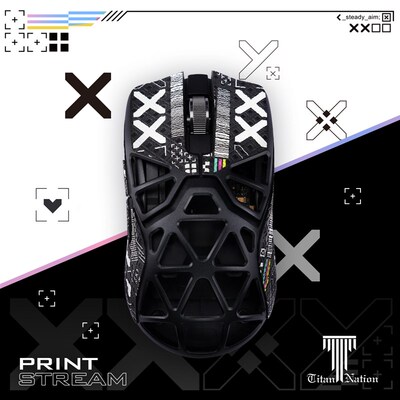 泰坦国度适用于雷蛇毒蝰minise蜥蜴皮鼠标防滑贴毒蝰终极蝰蛇v3贴