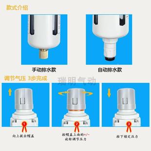 AW4000 SMC型空气油水分离器调压阀AW2000 04过滤器 AW3000