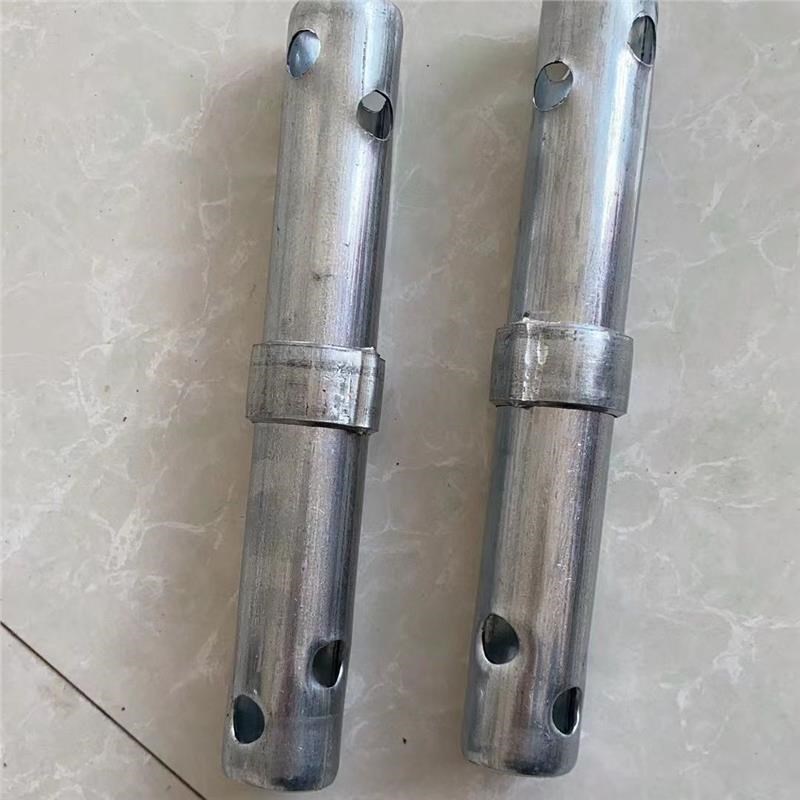移动脚手架接头脚手架连接棒加厚脚手架配件两用接头脚手架连接杆图片