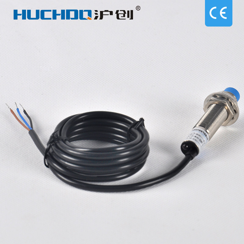 M12金属感应限位感应器接近开关LJ12A3-4-Z/BX三线NPN常开24V