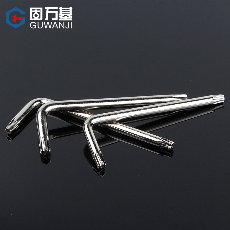 镀镍梅花内六角扳手米字型内六花螺丝刀六棱匙扳手T10T15T20-T50