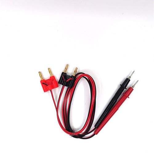 高品质电池综合测试仪表q笔 测试线 双插头测试线 电池仪器测试线