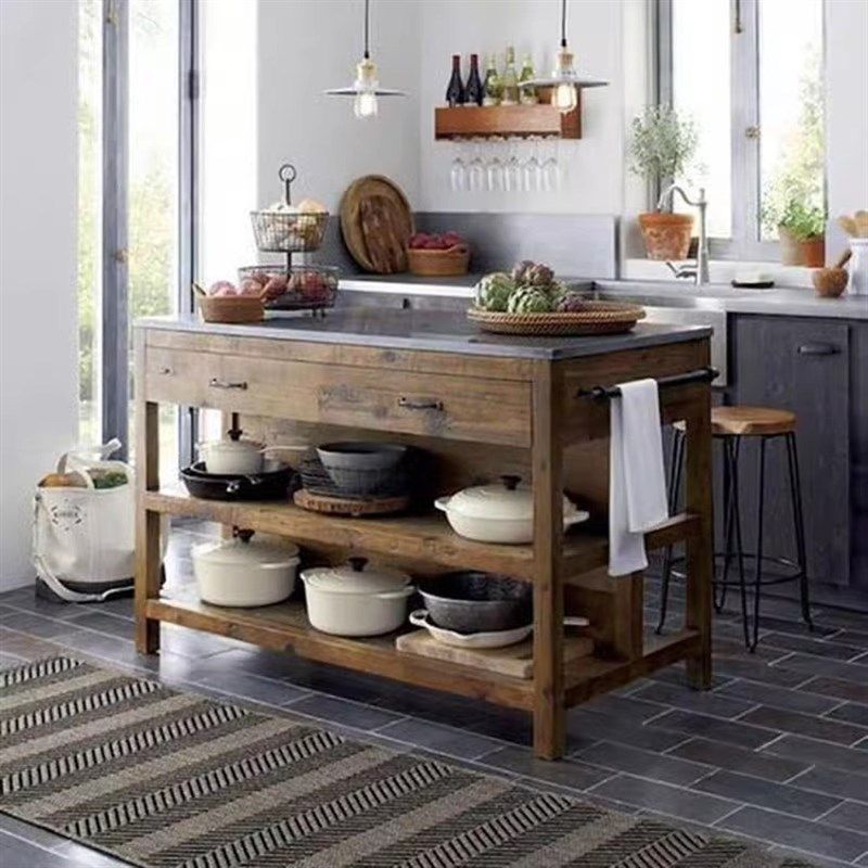 中岛台厨房美式实木复古储物柜移动窄餐边柜料理台厨房操作中岛台,工业油品/胶粘/化学/实验室用品,实验室漏斗,淘宝优惠券,粉丝福利购,淘宝优惠卷