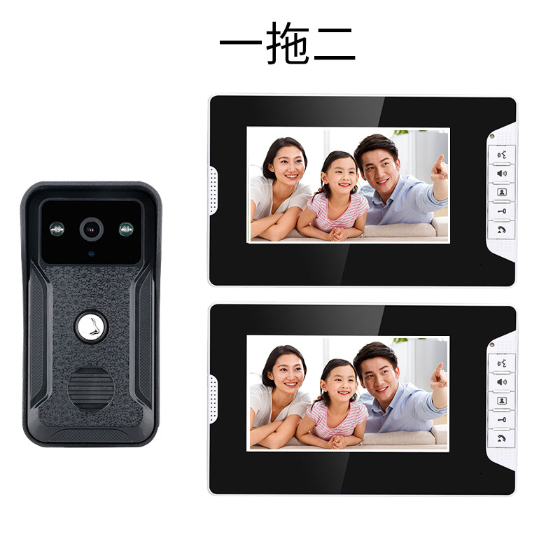 HETAi可视门铃对讲机有线家用别墅楼宇门禁系统智能影片电子监控