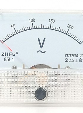 85L1指针式交流电压表85L1-450V150V250V300V500V发电机电压表头