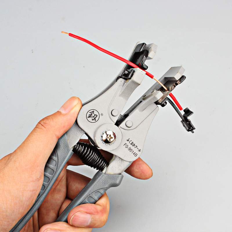 福冈工具电工剥线钳 拨线器 剥皮钳 电工扒皮钳 破线钳 FO-9014B