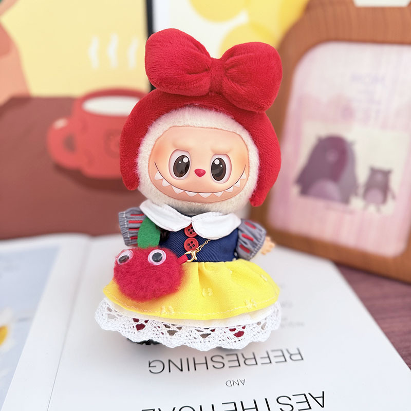 拉布布娃衣搪胶公仔套装