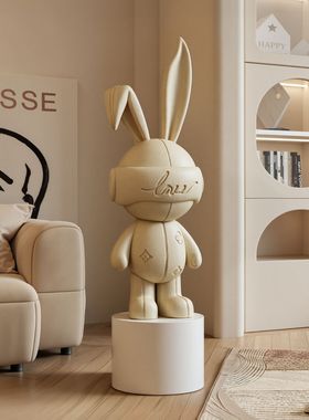 大型卡通兔子落地摆件