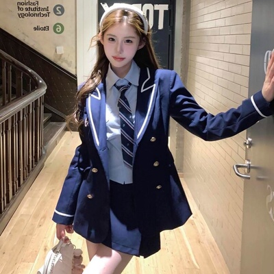 迪士尼穿搭衣服JK制服西装朱迪cos套装秋冬季英伦学院风环球影城