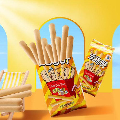 好吃点手指饼干115g儿童小零食蛋糕面包提拉米苏制作
