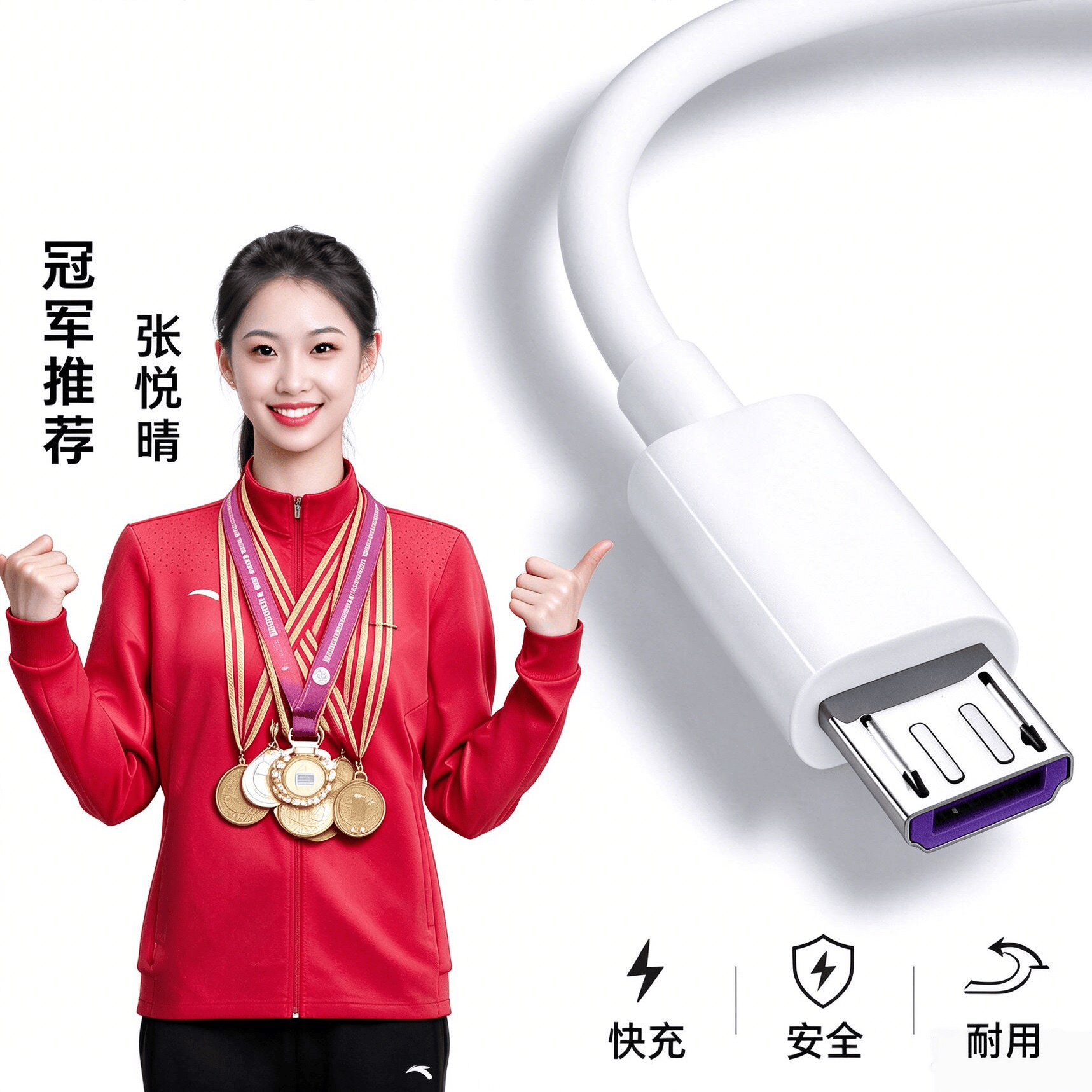 欧宪5A老安卓超级快充充电器