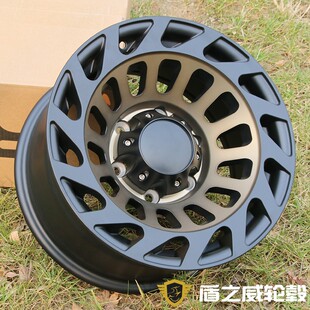 适用于得利卡L400三菱帕杰罗L200猎豹黑金刚皮卡海狮15寸越野轮毂