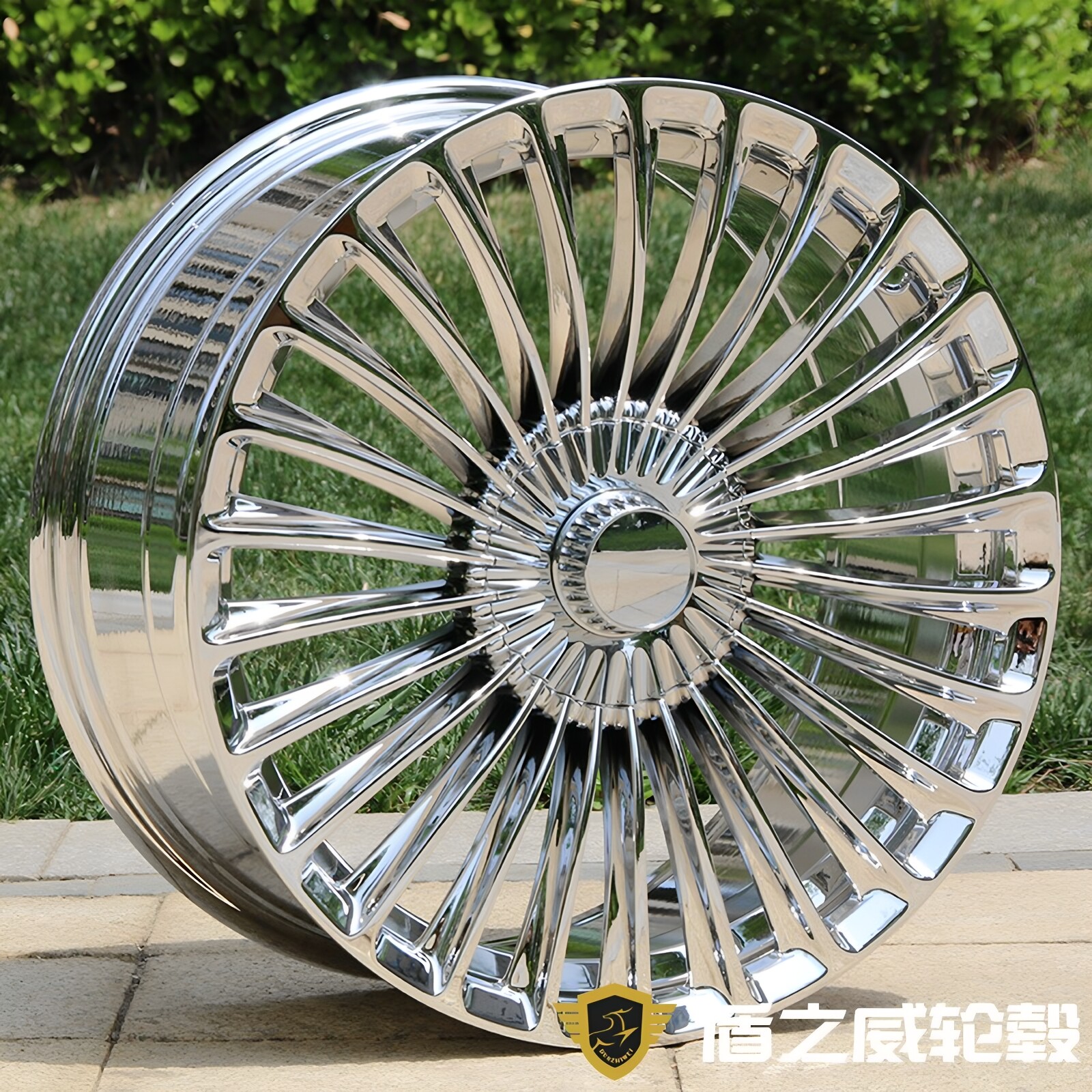 适用奔驰威霆S450E320君威宝马3系传祺M8野马博越18 19 20寸轮毂
