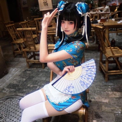 中华娘旗袍新中式cos少女