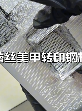 蕾丝美甲转印钢板Plus11新手专用