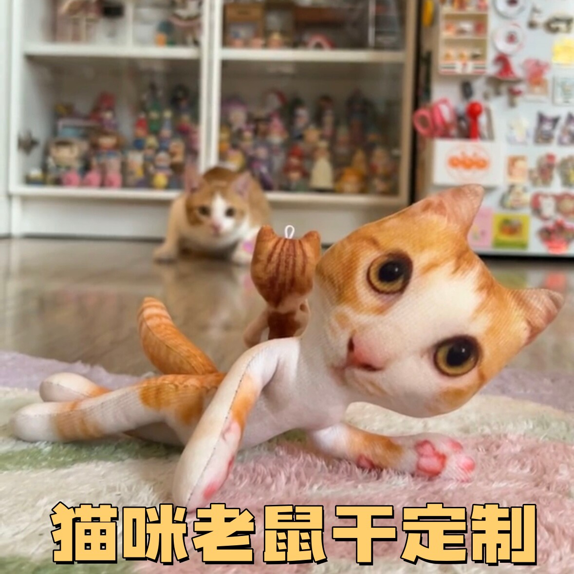 宠物老鼠干定制猫咪狗狗迷你可爱抽象带骨架乳鼠干玩偶挂件钥匙扣图片