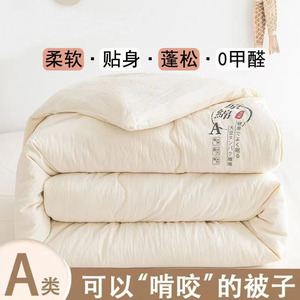 A类大豆纤维被加厚双人冬被保暖单人学生宿舍被褥春秋家用被芯