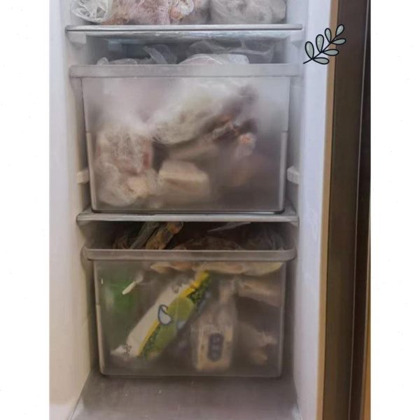 密封盒冷鲜柜储物冰箱收纳盒盒冷冻透明收纳盒冰柜抽屉式食品级用