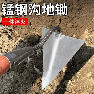 土开开肥农具种锄头苗三角器起垄锄搂沟锄松尖头沟锄沟铲菜尖嘴锄