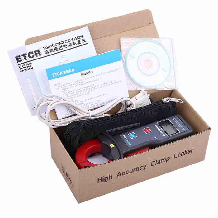 铱泰ETCR6500/超高精度钳形漏电流表/漏电流钳表 钳形电流表