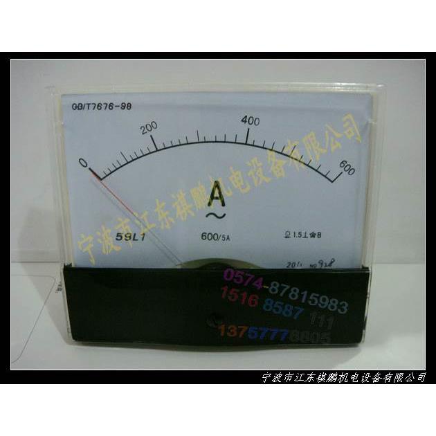 59L1型59L1-A指针式交流电流表600/5A
