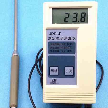 JDC-2建筑电子测温仪 沥青混凝土测温仪 高精度混凝土数字温度计