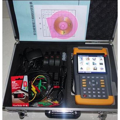 多功能智能三相相位伏安表/保护回路矢量分析仪/有线无线伏安表